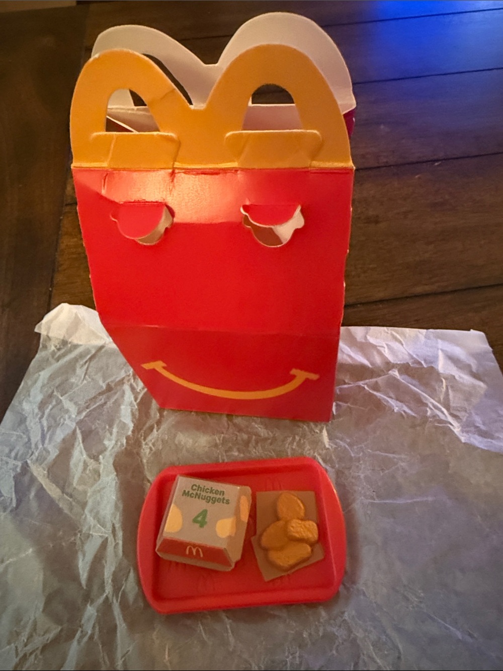 Lil McDonald's toy  Play Happy Meal Set with Tray and Nuggets